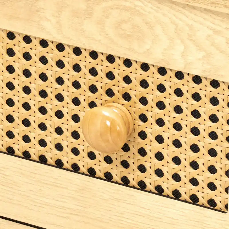 Commode de rangement de placard VredHom à 6 tiroirs en rotin PE