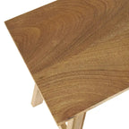 Banc d'intérieur traditionnel fait main en bois de manguier - Marron - Roche River Decor